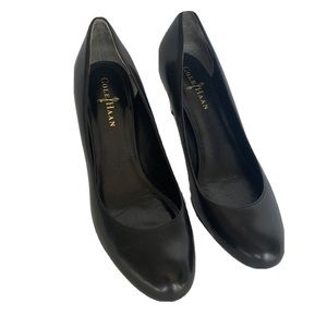 Cole Haan Pumps Talia Nike Air Black Leather 8.5